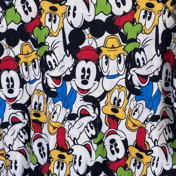 Disney Pajama Set Size 12-14 Mickey Mouse & Friends Long Sleeve - Picture 4 of 11